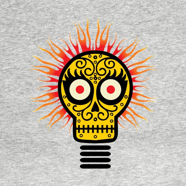 Lightbulb skull by KO&ZO